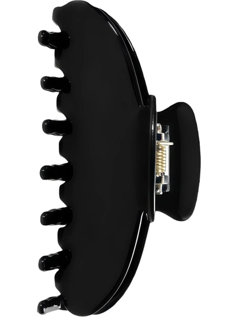 Durable 4-Inch Black Claw Hair Clips - Perfect for Fine & Thick Hair